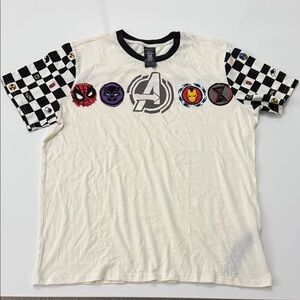 Marvel Avengers Cream Shirt with Black and Red Details